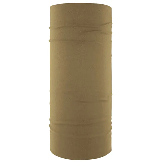 MOTLEY TUBE, SOLID COYOTE TAN SOFT POLYESTER ZAN# T293