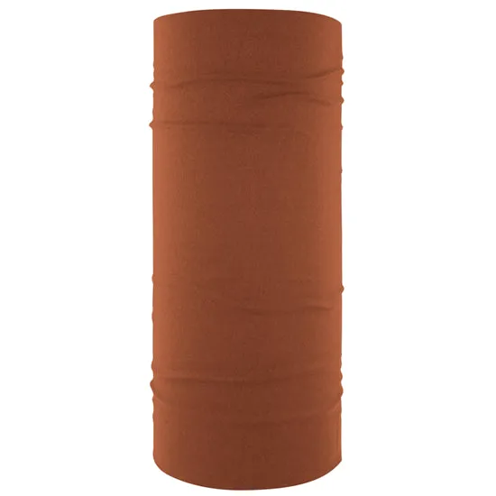 MOTLEY TUBE,SOLID BURNT ORANGE SOFT POLYESTER ZAN# T290