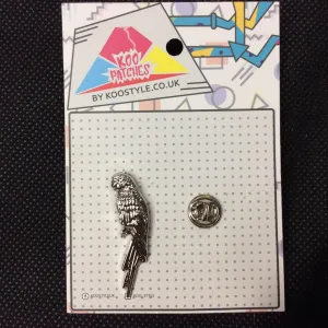 MP0019 - Silver Bird Metal Pin Badge