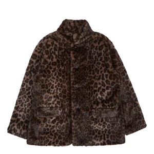 Needles S.c. Car Coat - Faux F Brown