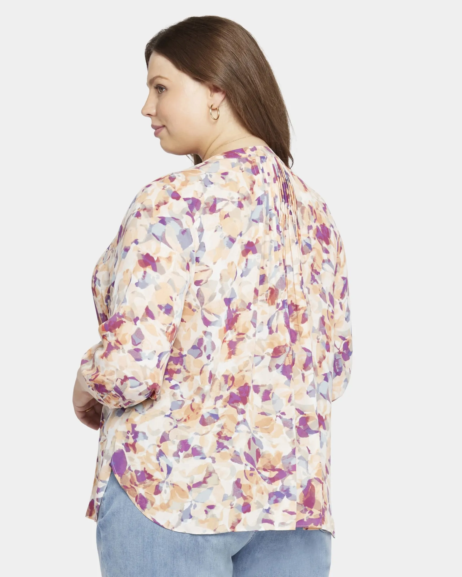 Pintuck Blouse | Fallen Leaf
