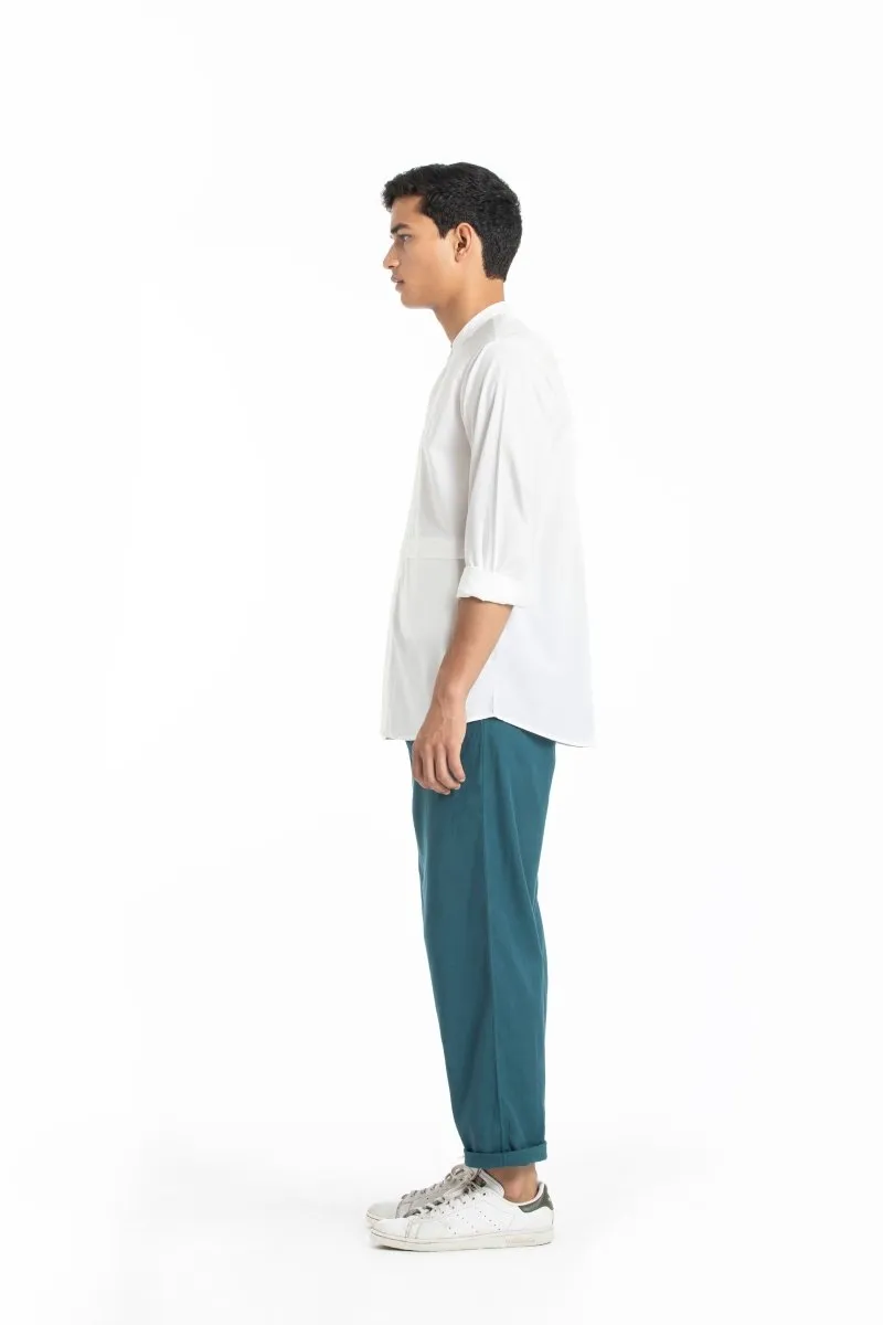 Pleated Pant- Teal
