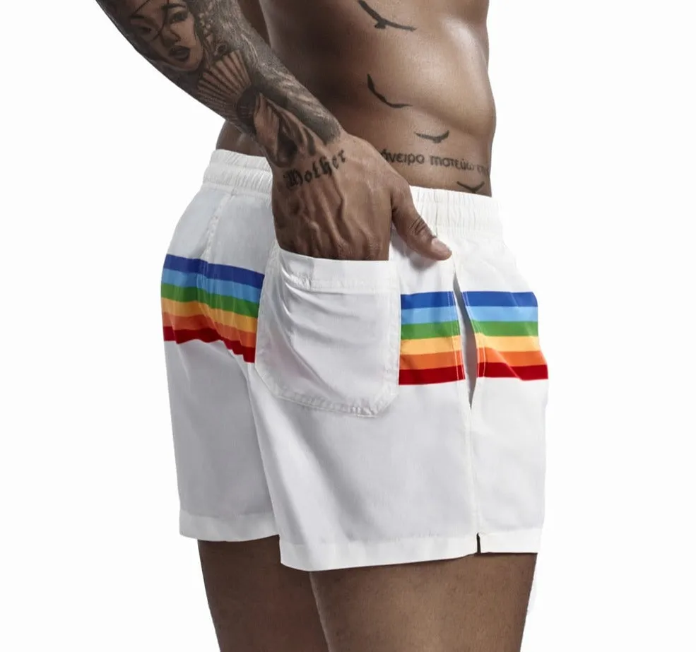 Pride Stripe Swim Shorts