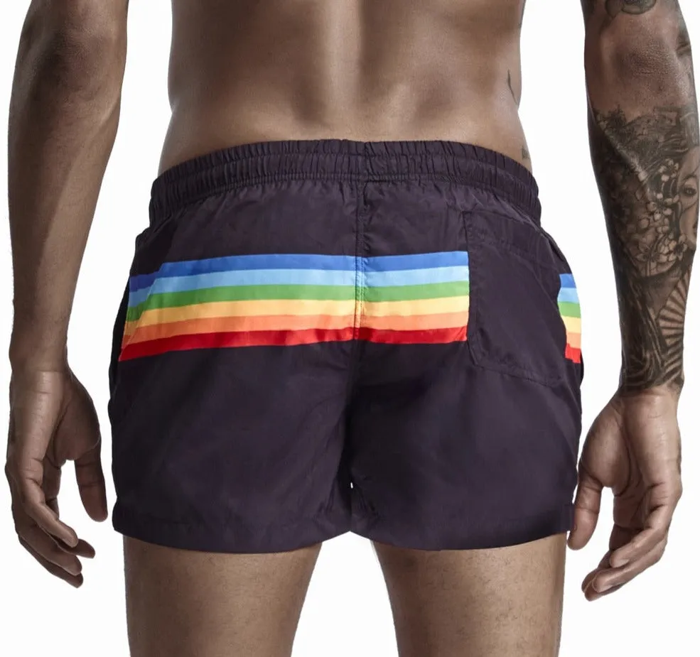 Pride Stripe Swim Shorts