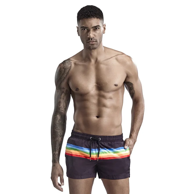 Pride Stripe Swim Shorts