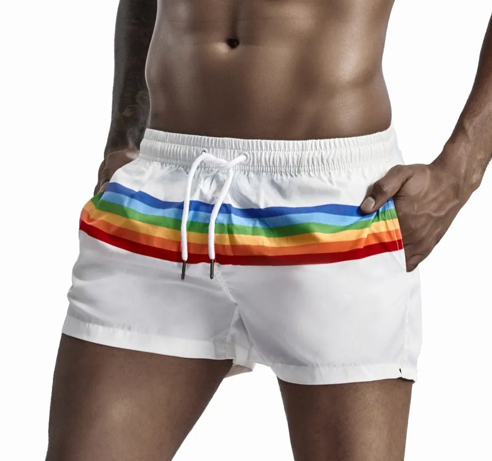 Pride Stripe Swim Shorts