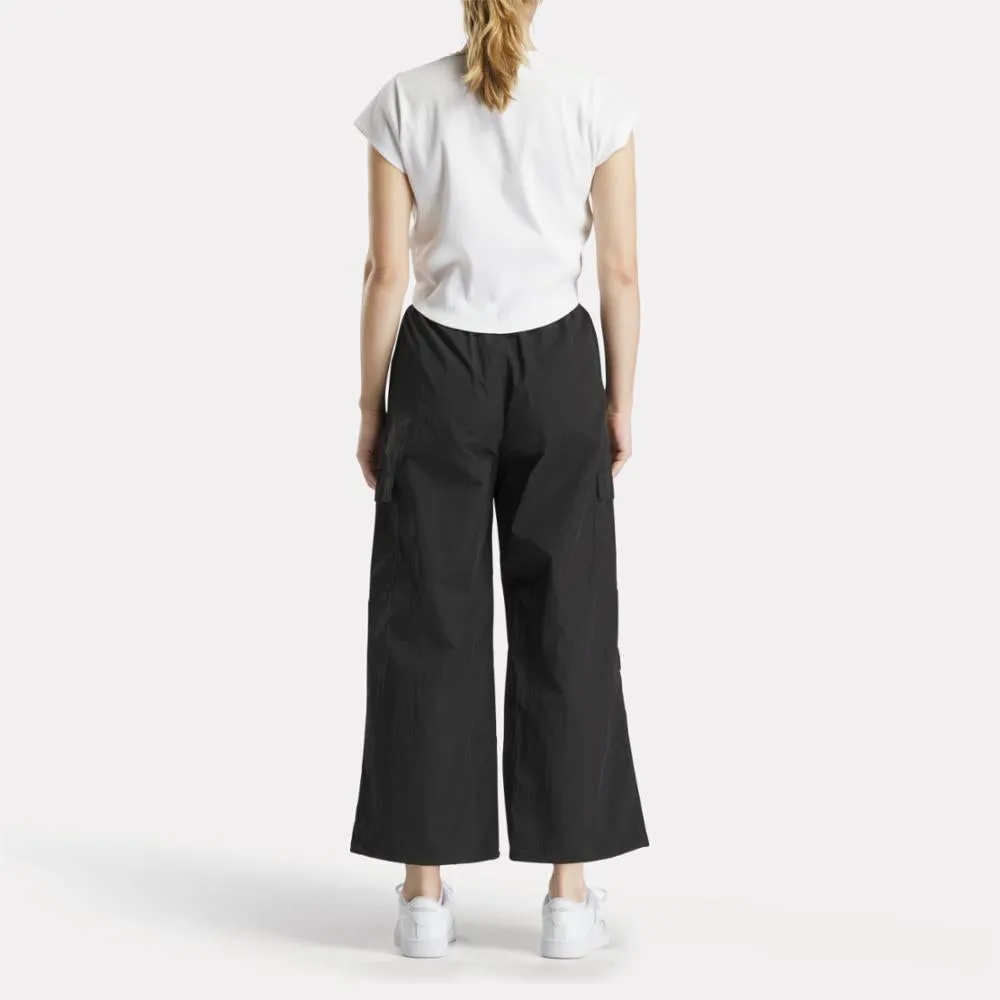 Reebok Apparel Women Studio Style Cargo Pants BLACK