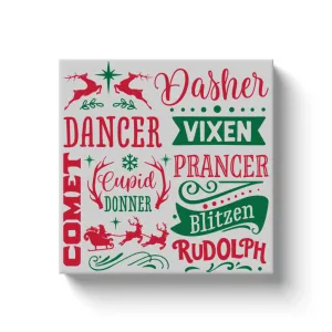 Reindeers - Canvas Wraps