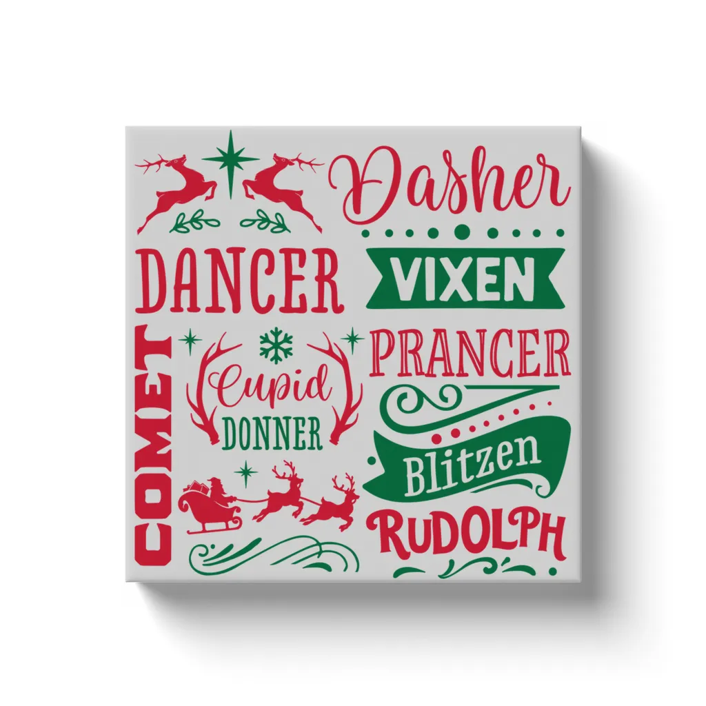 Reindeers - Canvas Wraps
