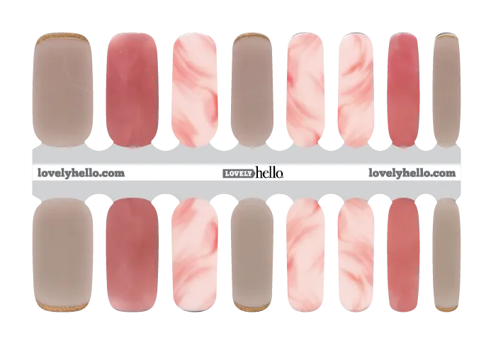 Royal Rose Nail Wraps