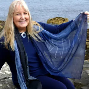 Runic Silk Scarf