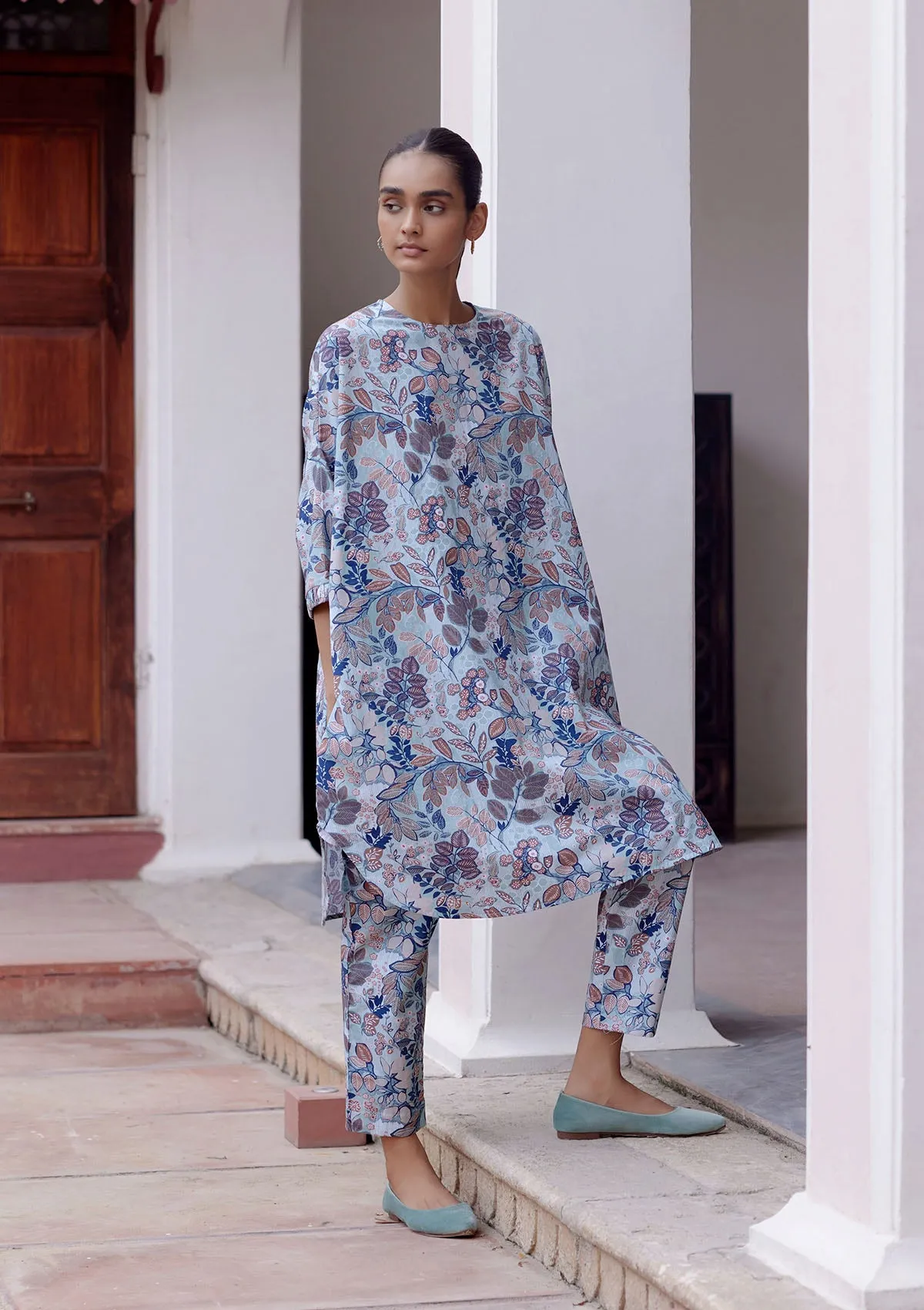 Sage Printed Co-ord
