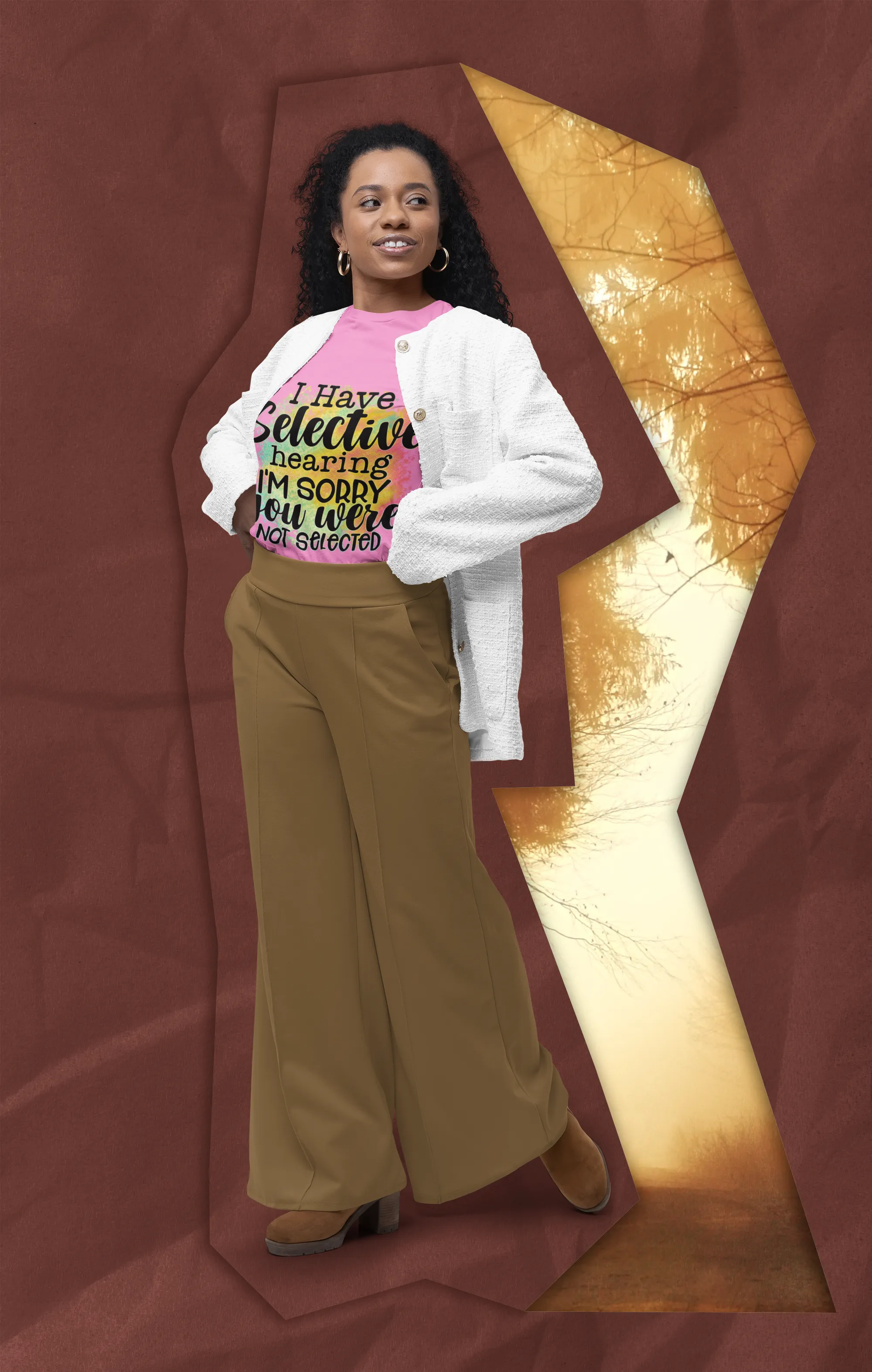 Selective Hearing-Women's Relaxed T-Shirt