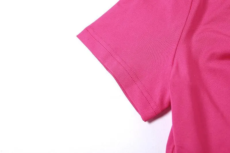 Short sleeve crewneck ruched hollow out corset cut out top
