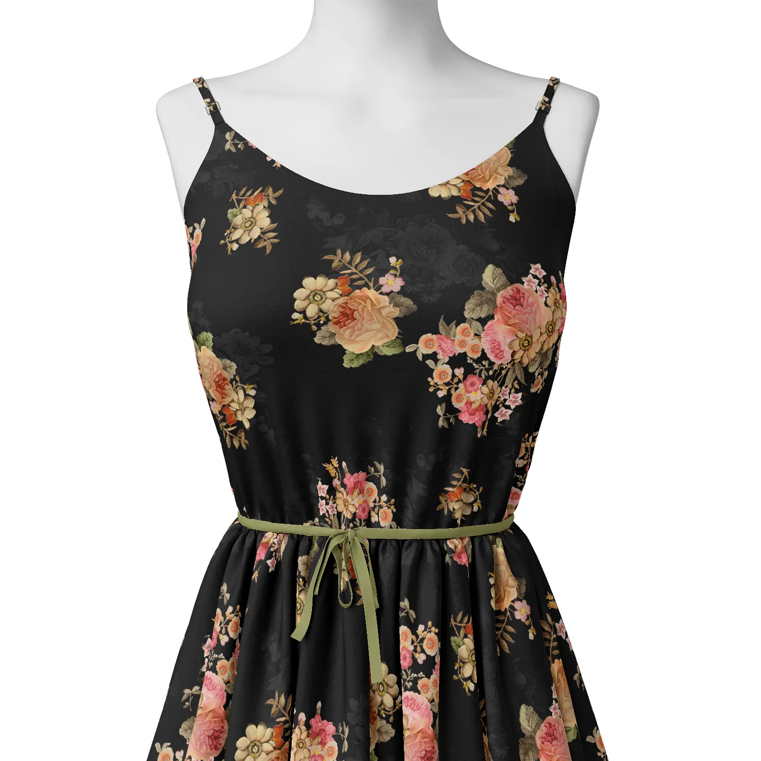 Unique Seamless Multitype Flower Digital Printed Fabric - Weightless