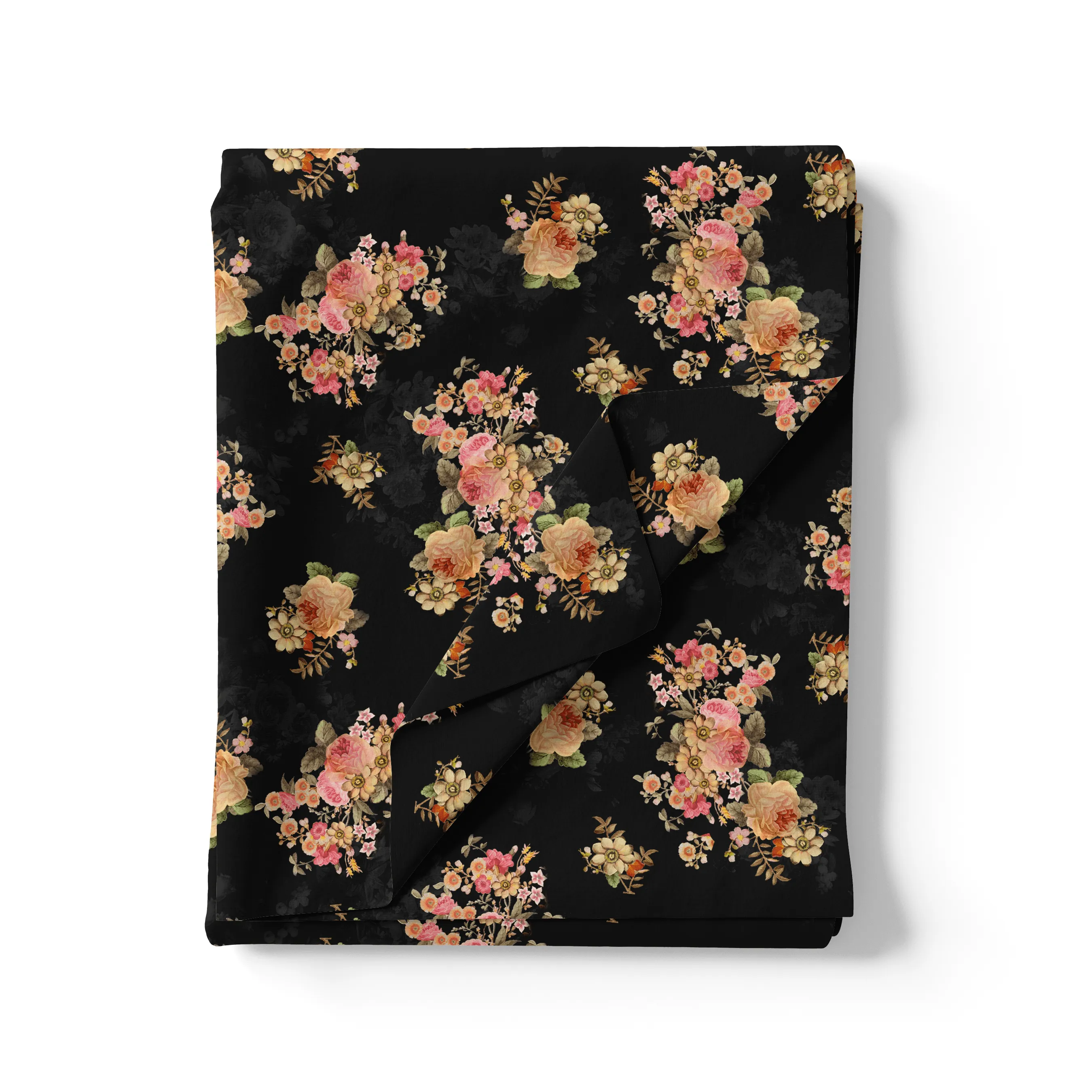 Unique Seamless Multitype Flower Digital Printed Fabric - Weightless