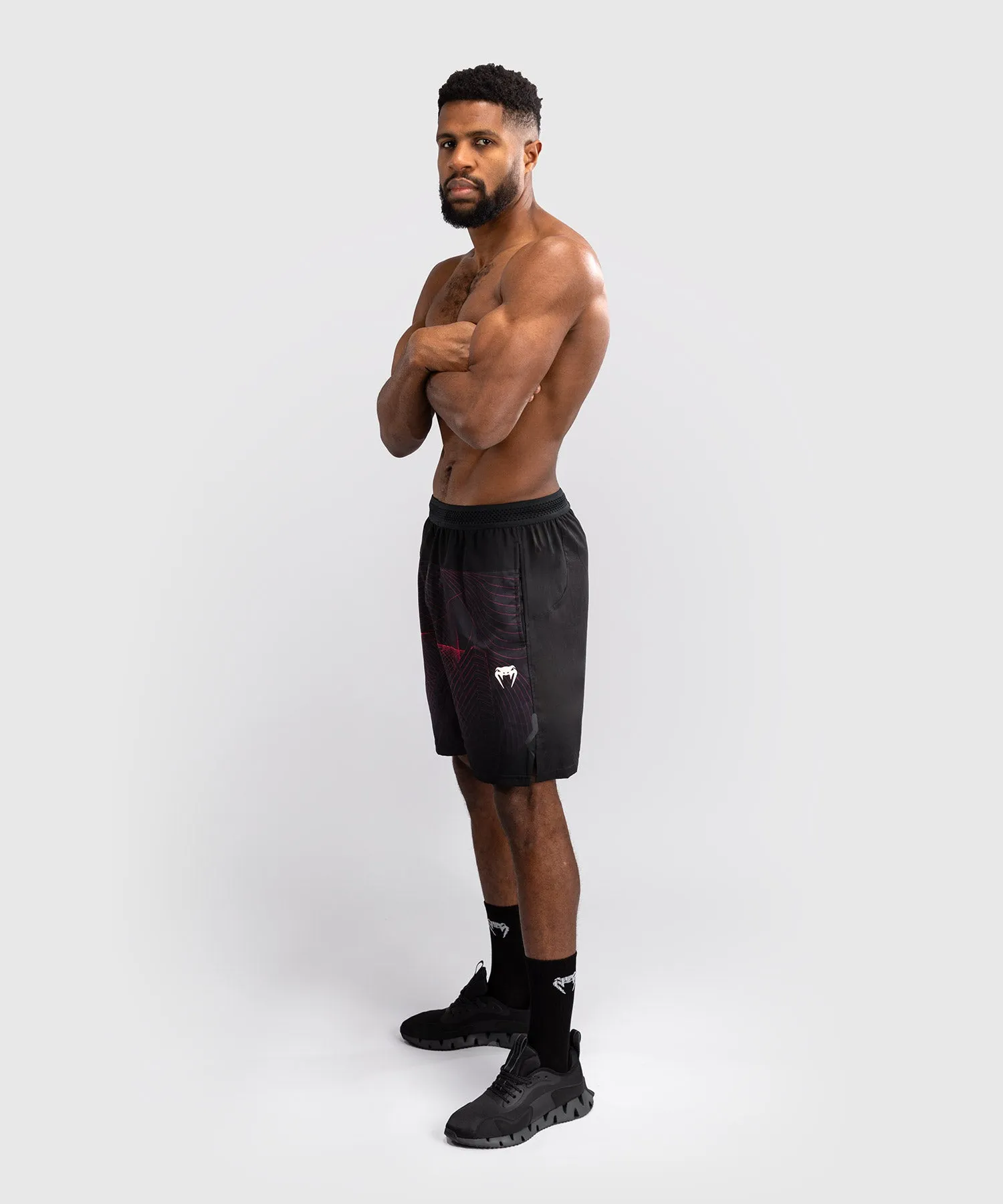 Venum G-Fit Air Men's Training Shorts - Deep Black/Fire Red
