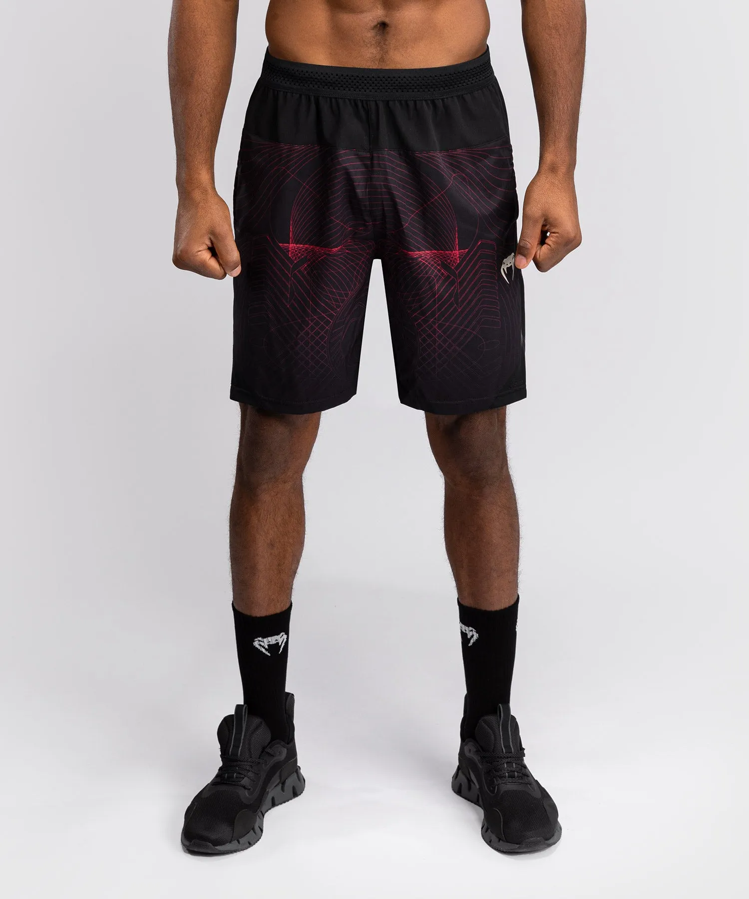 Venum G-Fit Air Men's Training Shorts - Deep Black/Fire Red