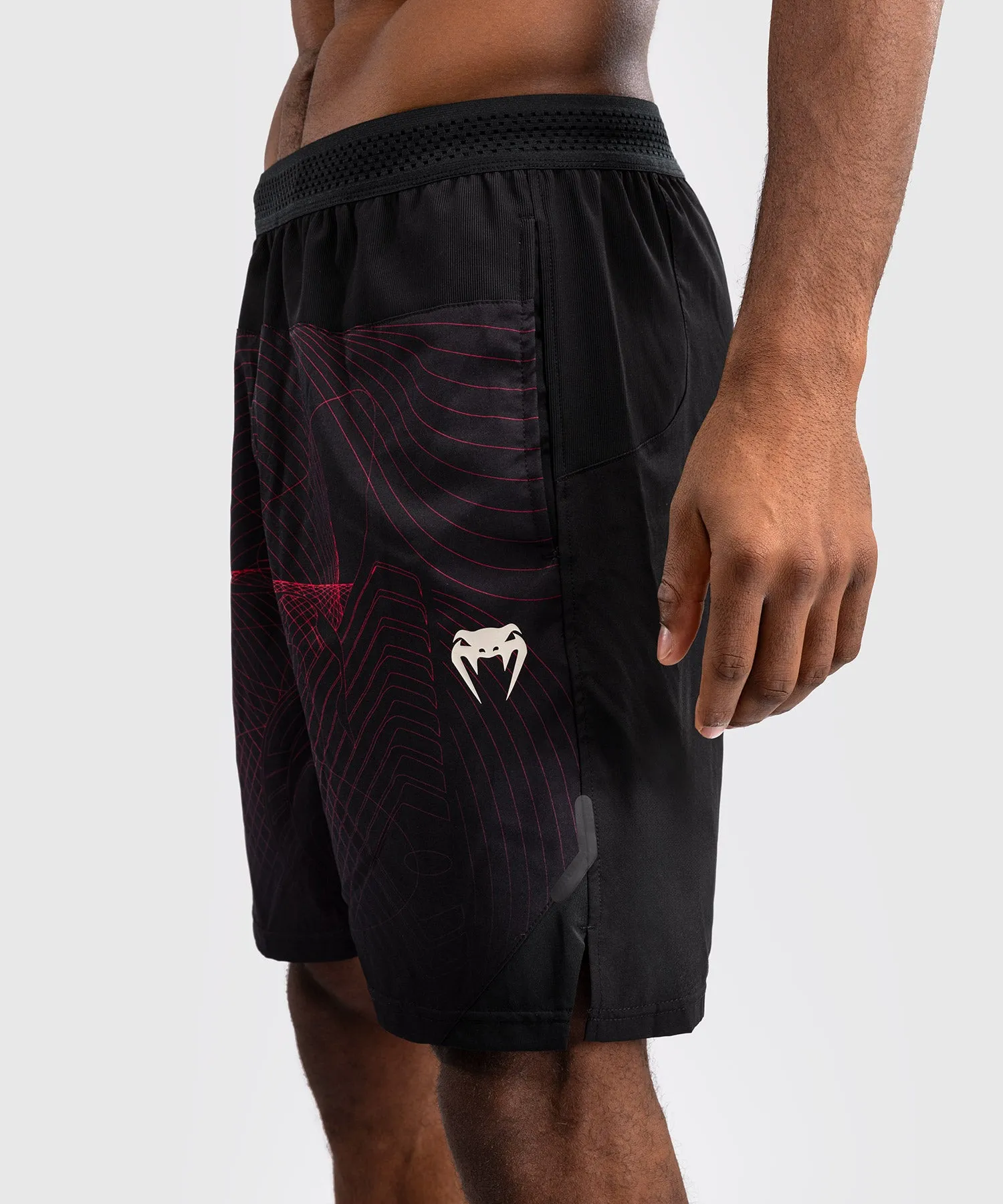 Venum G-Fit Air Men's Training Shorts - Deep Black/Fire Red