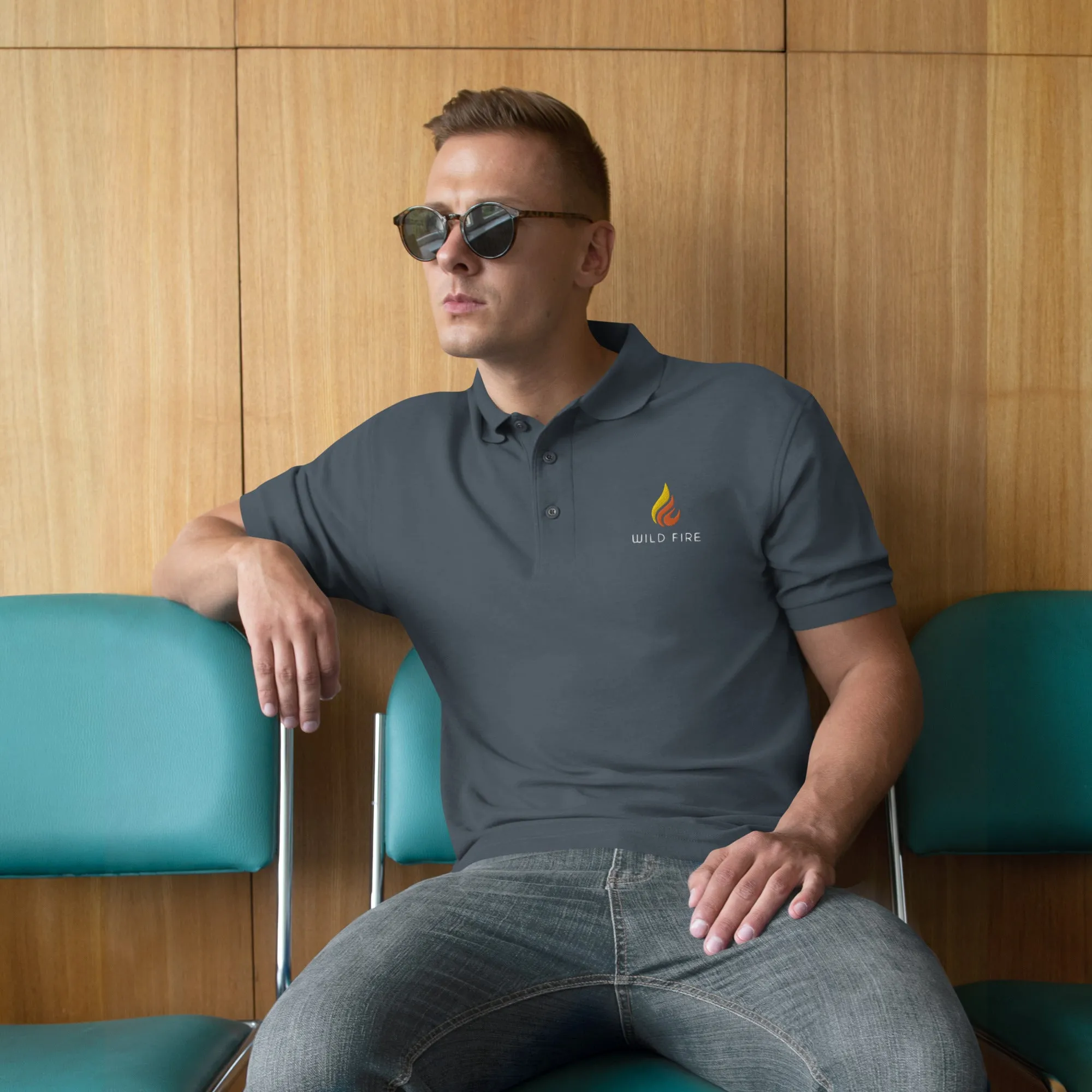 Wild Fire Logo Polo Shirt