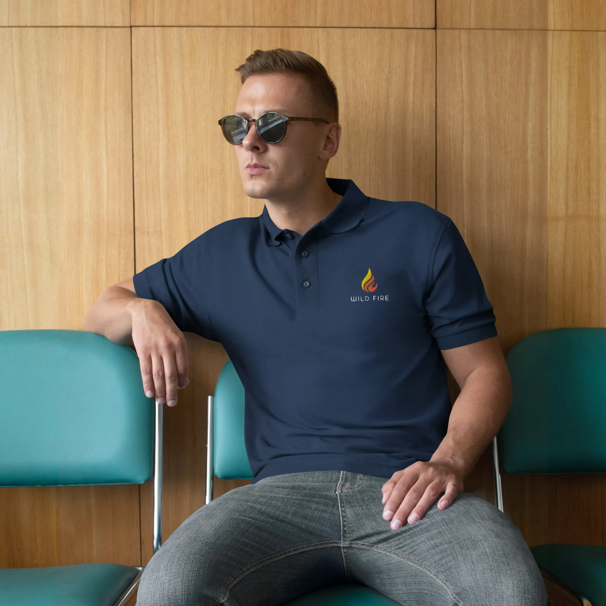 Wild Fire Logo Polo Shirt