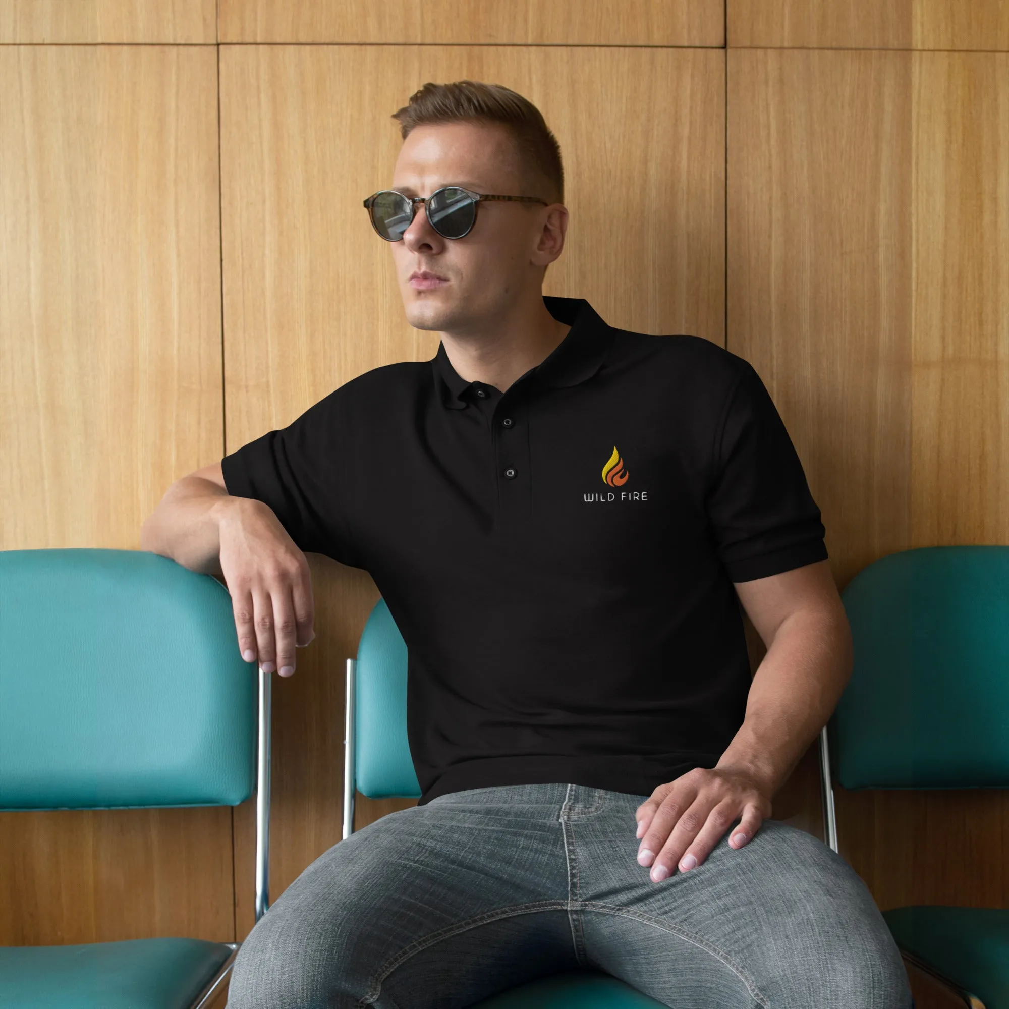Wild Fire Logo Polo Shirt