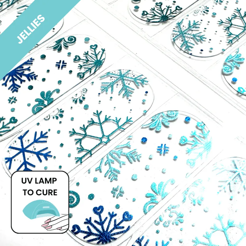 Winter's Here | Jellies DIY Soft Semi Cured Gel Nail Wraps