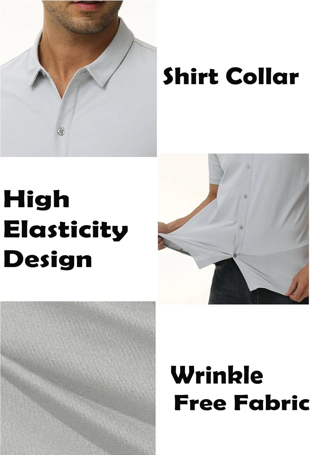 ZTN Mens Shirts Short Sleeve Casual Striped Summer Shirts Button Down Shirt for Men Beach Shirt
